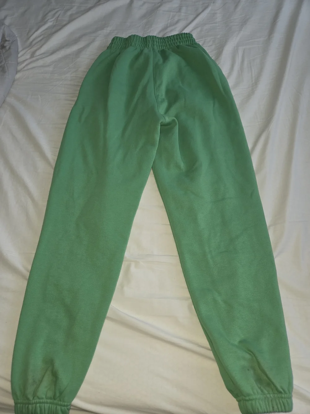 Reebok Womens Green Elastic-Waist Joggers Size XS